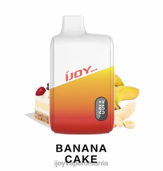 iJOY Bar IC8000 de unică folosință 8FVV176 - iJOY Vapes Online tort cu banane