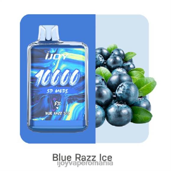 iJOY Bar SD10000 de unică folosință 8FVV162 - iJOY Disposable Vape Review gheață albastră